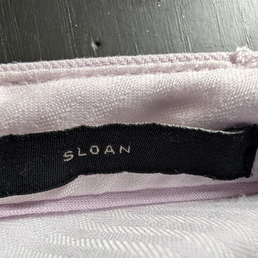 Banana Republic Women's Sloan Lt Pink Jeans 2000s Preppy Chic Size 4 Petite - Picture 4 of 9